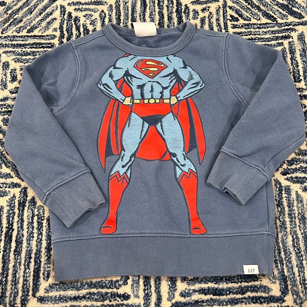Gap Marvel Superman Crewneck - Size 4